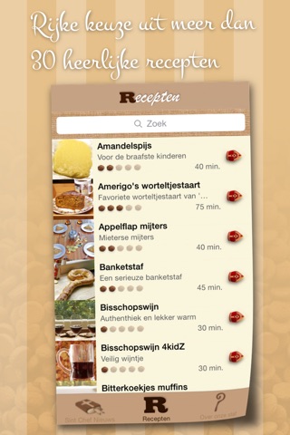 Sint Chef-Sinterklaas kookboek screenshot 2