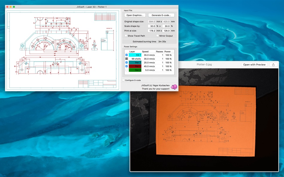 #2. JVElaser (macOS) 게시자: Yegor Kurbachev