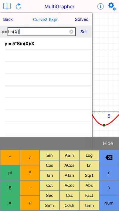 Multi Graphing Calculator screenshot 4