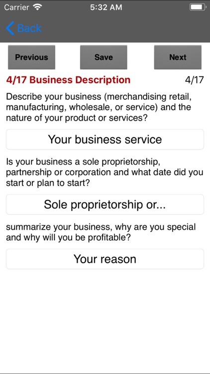 Business Plan App