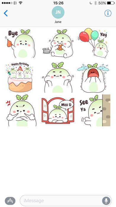 Daikon Tobi Stickers screenshot 3
