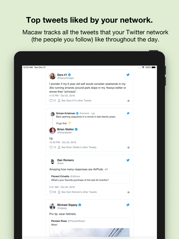 Screenshot #5 pour Macaw for Twitter