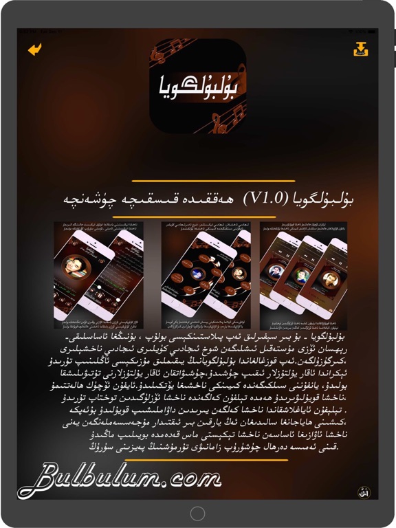 UYGHUR iPad screenshot 4 - Education app