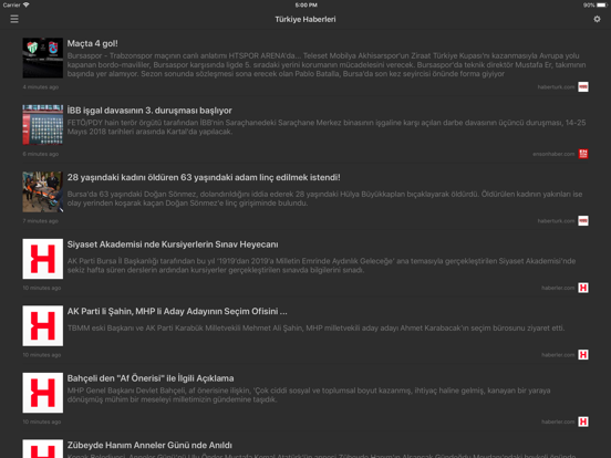 Screenshot #6 pour Türkiye Haberleri - News