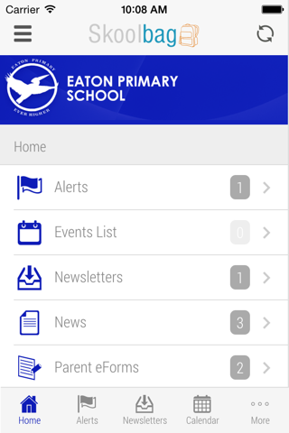 Eaton Primary School - Skoolbag screenshot 2