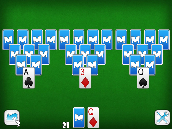 TriPeaks Solitaire Classic iPad screenshot