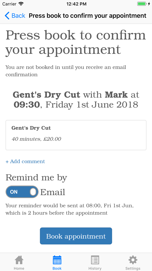 #3. Mark's Barbers (iOS) 由: Nearcut Ltd