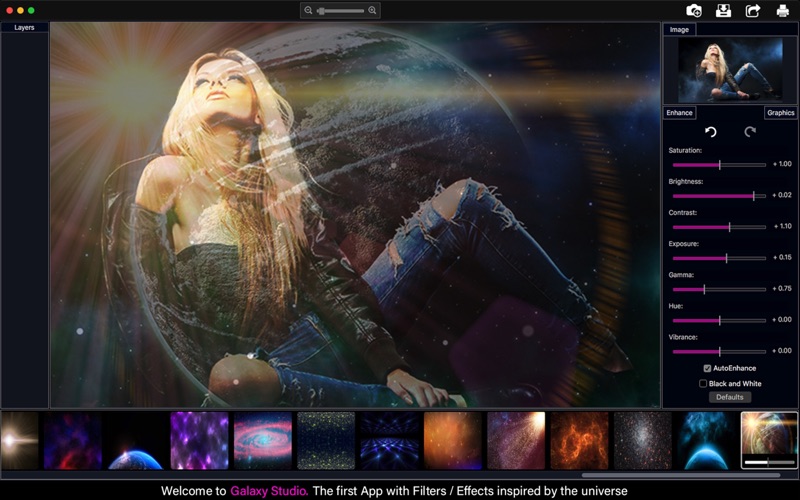 Screenshot #1 pour Galaxy Studio - Photo Effects