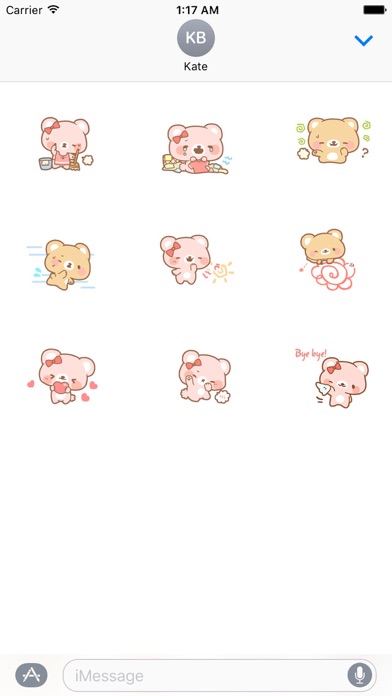 Love and Bear BearMoji Sticker screenshot 3