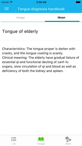 Game screenshot Tongue diagnosis handbook hack
