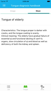 Tongue diagnosis handbook screenshot #3 for iPhone