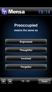 mensa brain test iphone capturas de pantalla 2
