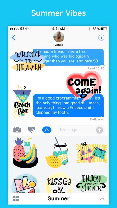 Summer Beach Party Stickers screenshot 2