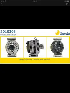 Autoparts for Land Rover iPad image 2
