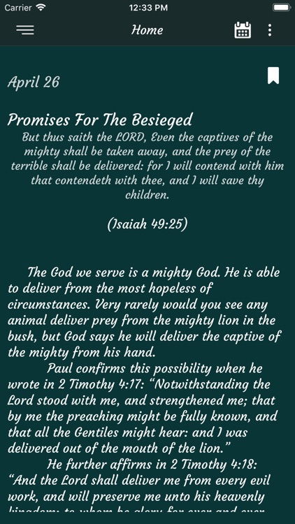 Daily Deliverance