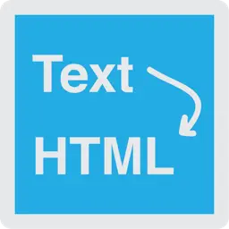 Text 2 HTML Converter app icon