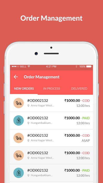 Menu Order - Partner App screenshot 2