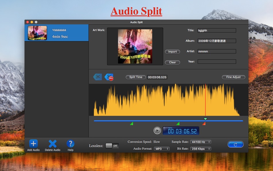 #3. Audio Trim Split-Audio Editor (macOS) 由: 桂平 彭