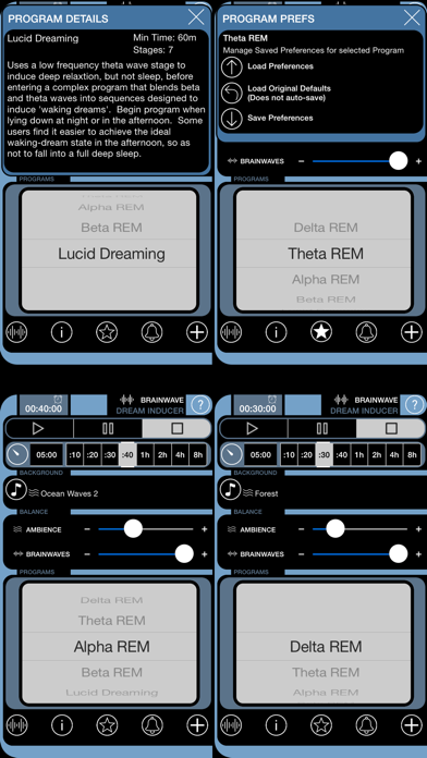 Dream Inducer - 5 Binaural Dream Induction Brainwave Programs Screenshot 3