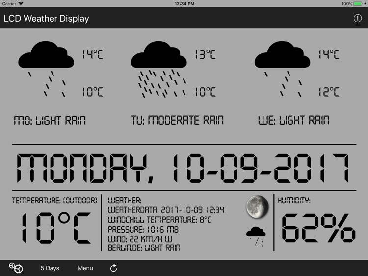 LCD Weather Display
