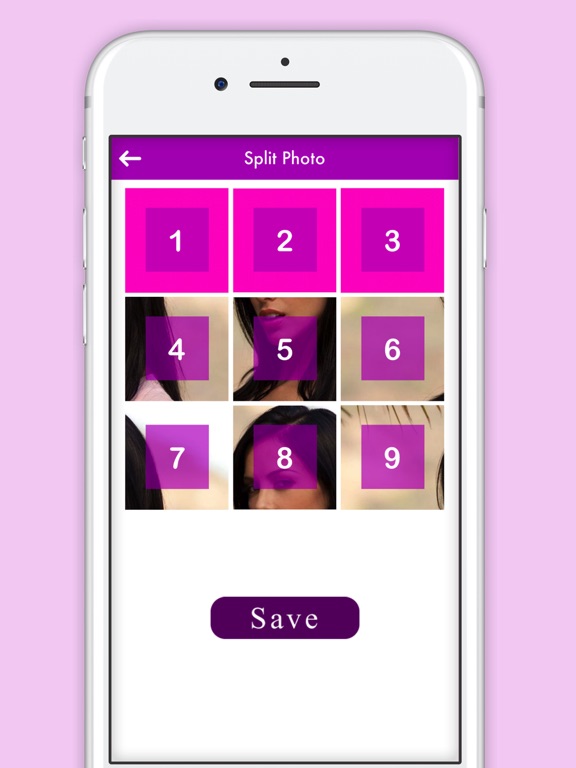 Screenshot #6 pour Split Photo : Grid Style