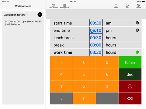 Screenshot #5 pour Time.Calc