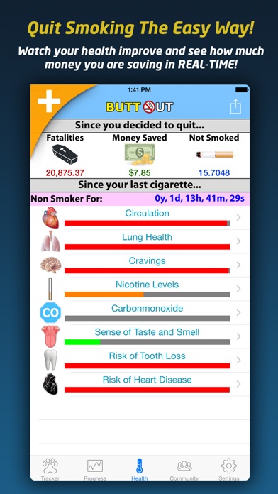 Quit Smoking - Butt Out Pro Screenshot