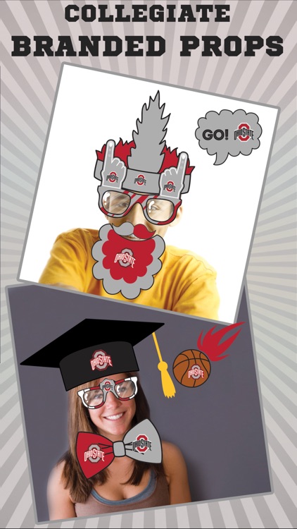 Ohio State Buckeyes PLUS Selfie Stickers