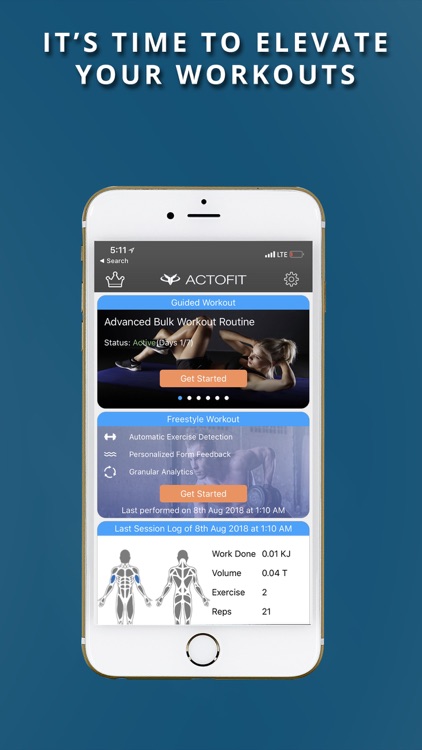 Actofit: Gym & Workout Tracker screenshot-9