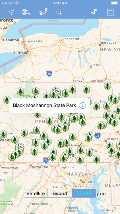 Pennsylvania State Parks map!