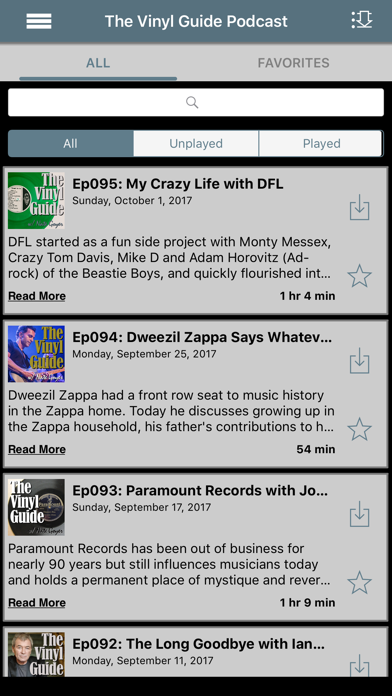 The Vinyl Guide iPhone screenshot 2 - Music app