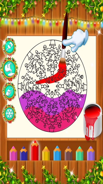 Christmas Mandala Drawing Fun screenshot 2