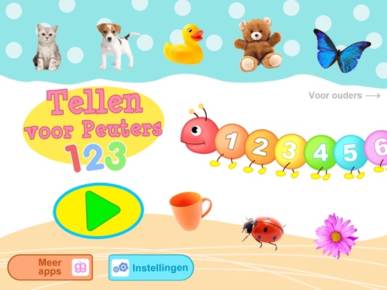 Tellen voor Peuters 123 iPad app afbeelding 1