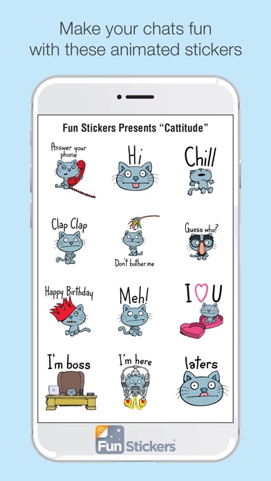 Cattitude iSticker screenshot 2