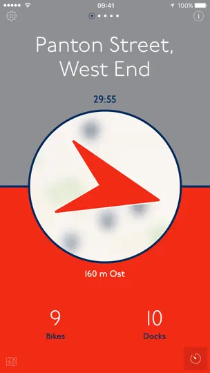 Screenshot von London Bikes — Die Einfache Santander Cycles App auf dem iPhone 5