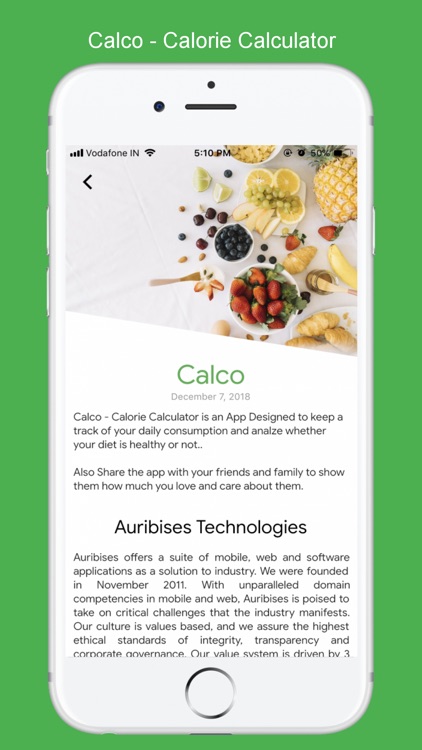 Calco - Calorie Calculator