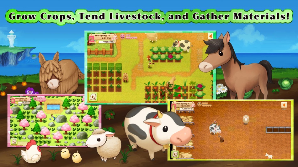 #2. Harvest Moon: Light of Hope (iOS) 由: Natsume Inc.