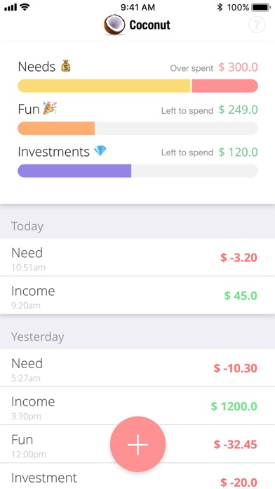 Screenshot #1 pour Coconut Budget