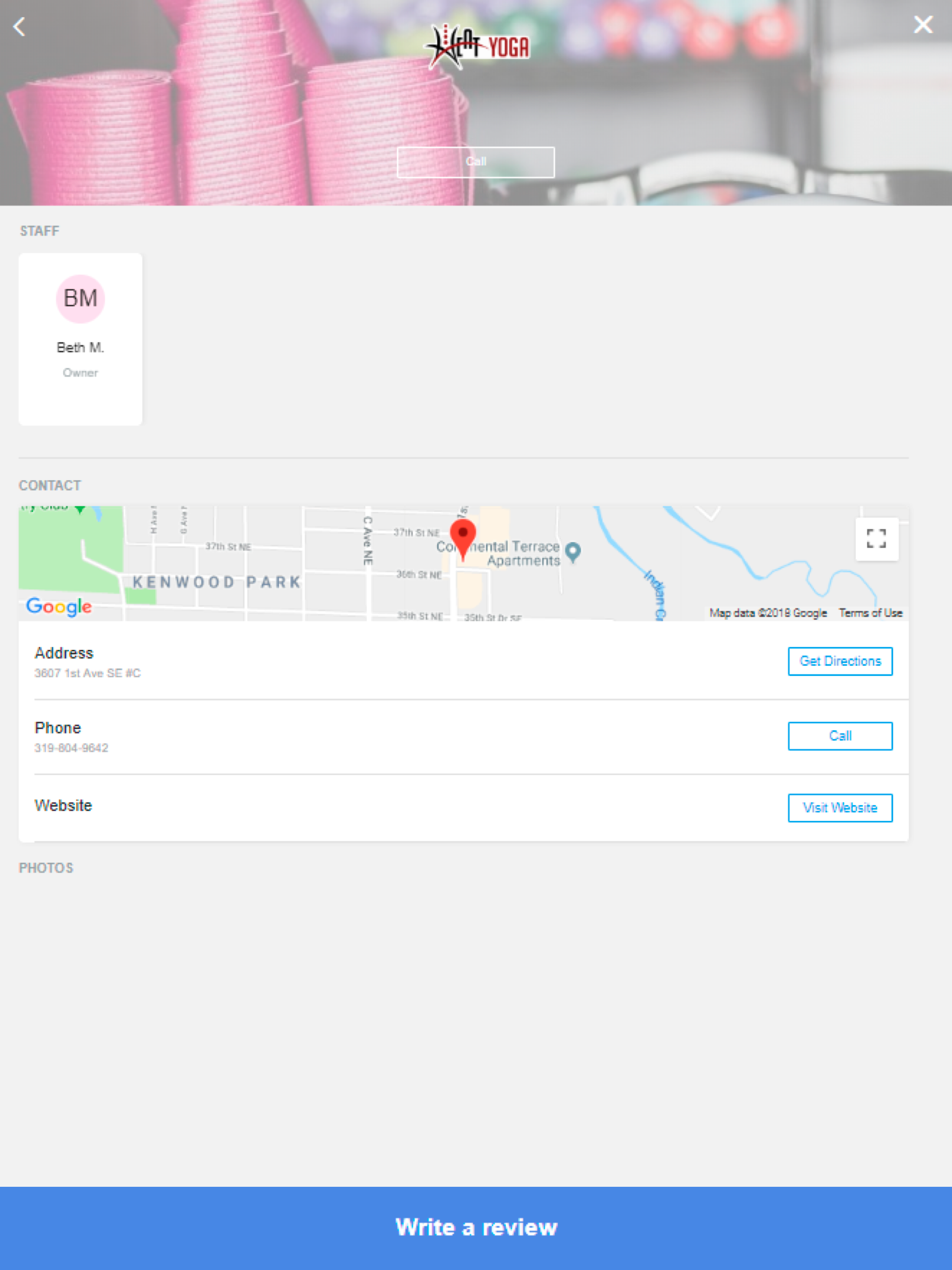 Heat Yoga Studio & Spa screenshot 6