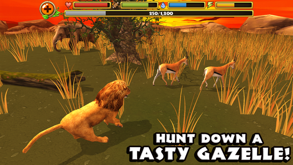 #3. Safari Simulator: Lion (iOS) 由: Gluten Free Games