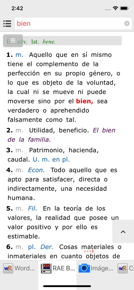 Todos Diccionario Español