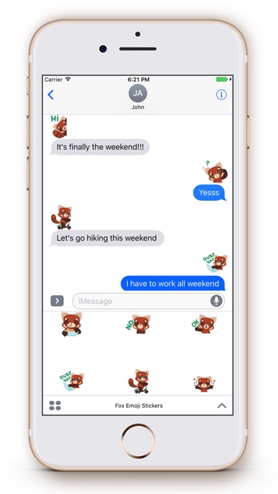 Fox Emoji Stickers screenshot 4