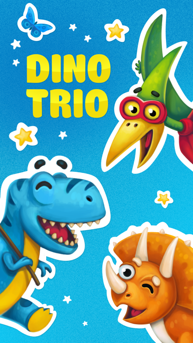 Screenshot #1 pour Dino Trio Autocollant iMessage