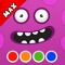 MONSTERS is a funny drawing and coloring app for all ages