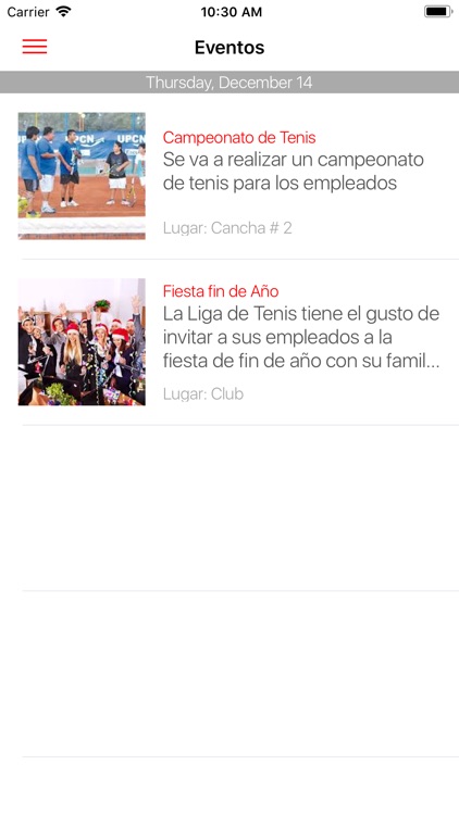 Funcionarios Liga de Tenis screenshot-4