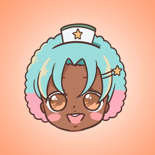 Nurse Seiza Anime Stickers icon