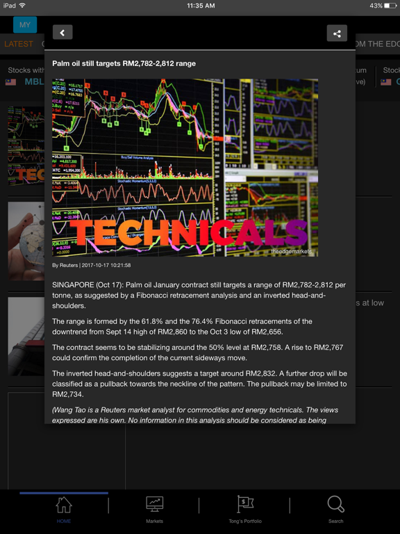 Screenshot #5 pour The Edge Markets