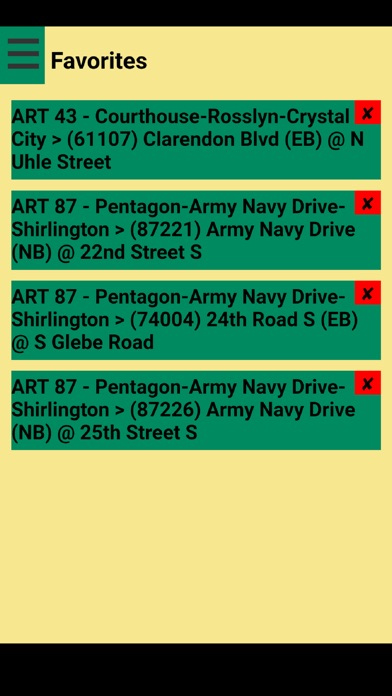 Arlington ART Bus Tracker screenshot 3