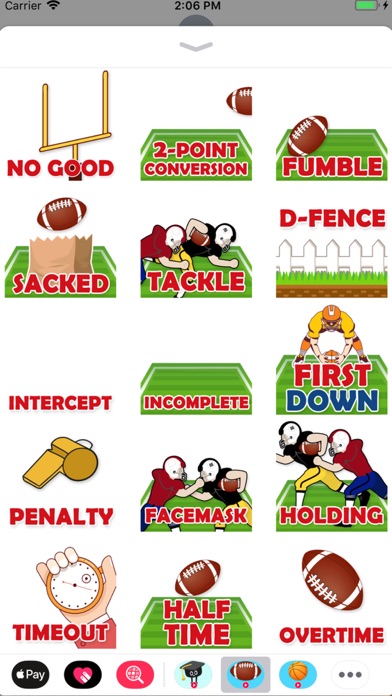 Screenshot #2 pour Animated Football Stickers