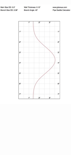 Pipe Saddle Layout Calculator on the App Store